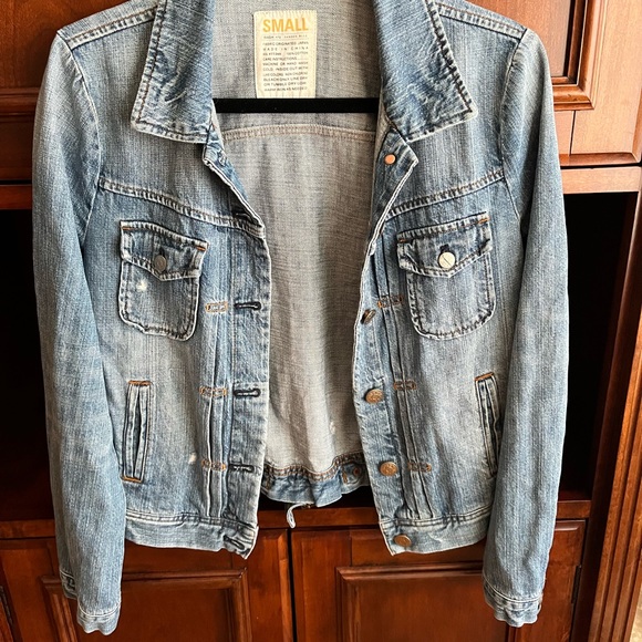 Jcrew Denim Jacket Small Light-Medium Wash